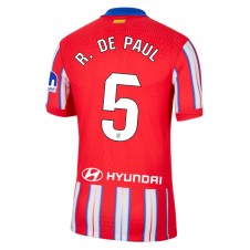 Atletico Madrid Rodrigo De Paul #5 Hemmatröja 2024-25 Korta ärmar